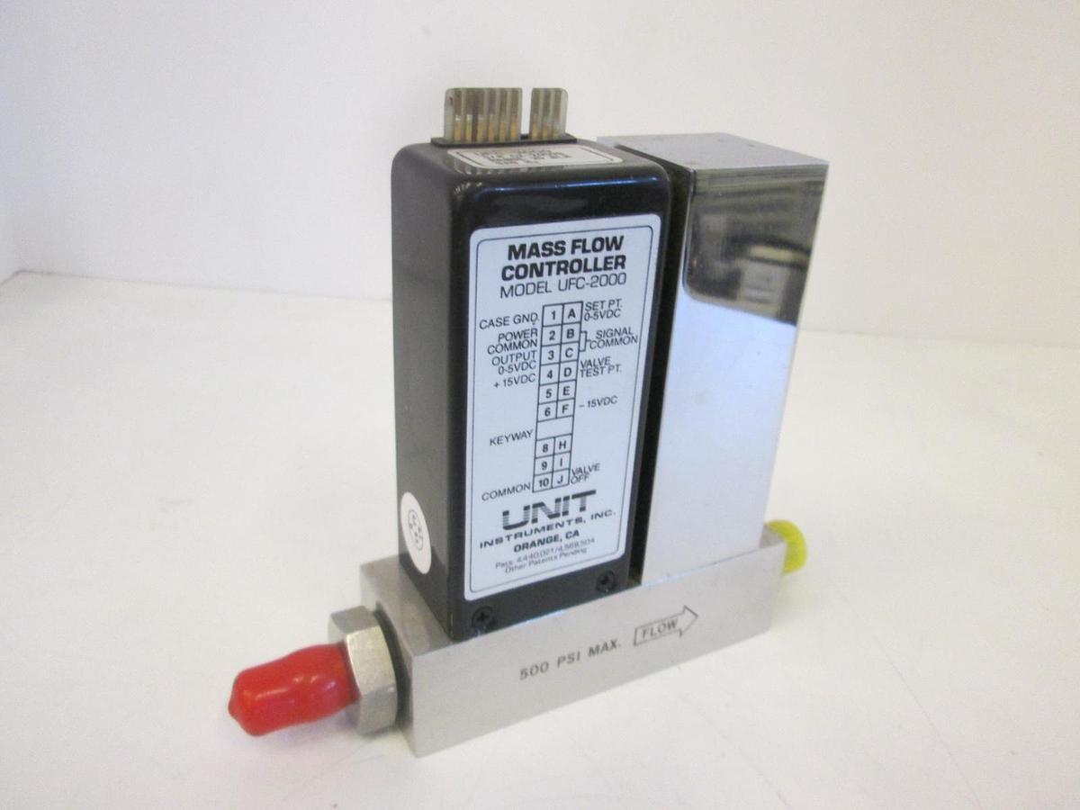 Used Unit Instruments, UFC-2000, Mass Flow Controller, 20 SLM, H2, Used