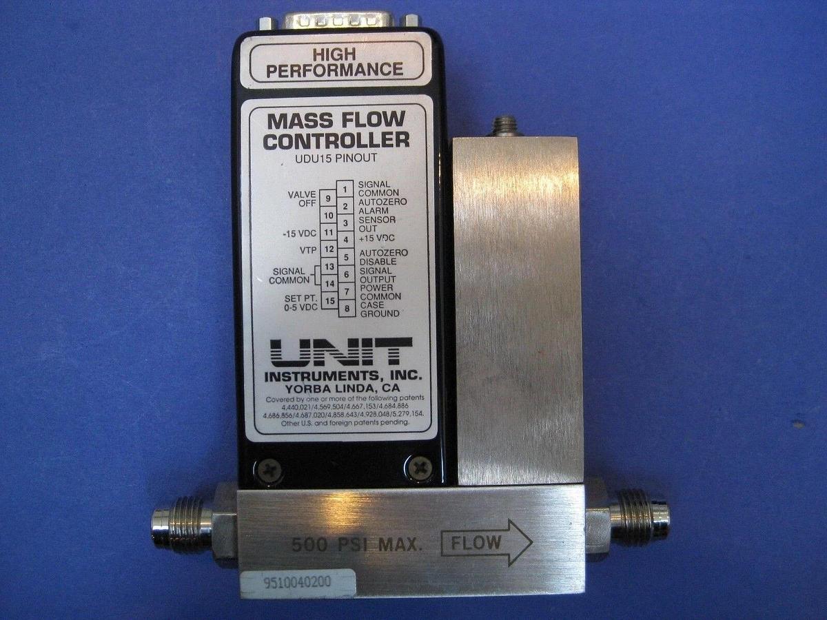 Used Unit UFC-1100 Mass Flow Controller MFC, H2, 500 SCCM, D-Connector, Used