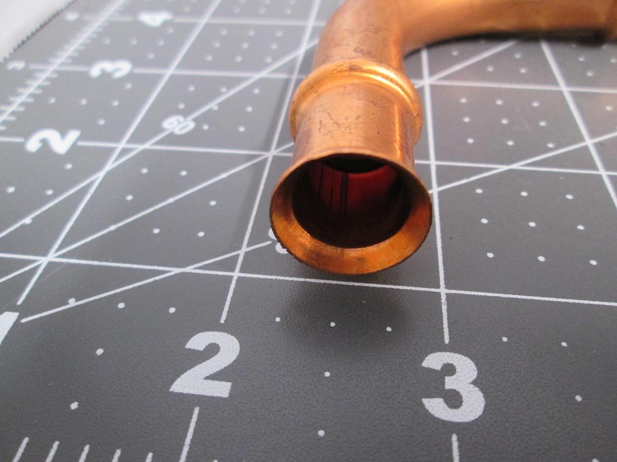RLS, LR90 1/2" OD Copper Press 90 Elbow Cup x Cup Lot Of 10 NIB