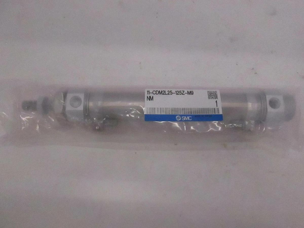 SMC, Round Body Cylinder, 11-CDM2L25-125Z-M9NM, New