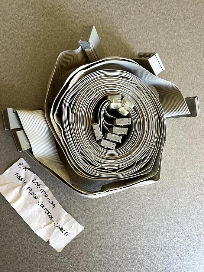 Used P/N 600157-09 Assy Flow Control Cable, Bundle total five.