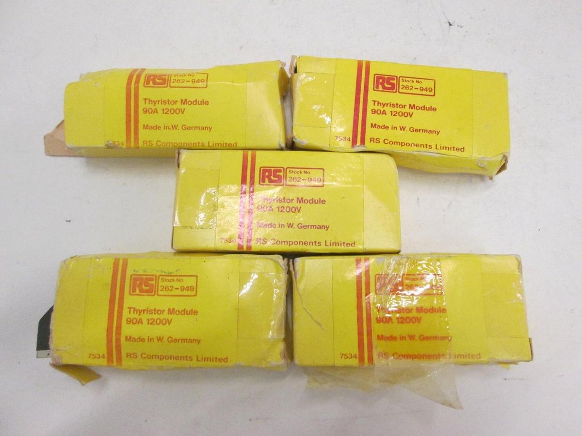 RS Components, 262-949, Thyristor Module, New, Lot of 5