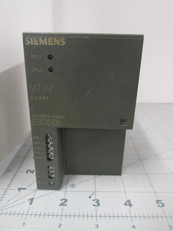 Used Siemens, SITOP Power, 6EP1353-0AA0, Power Supply, Used