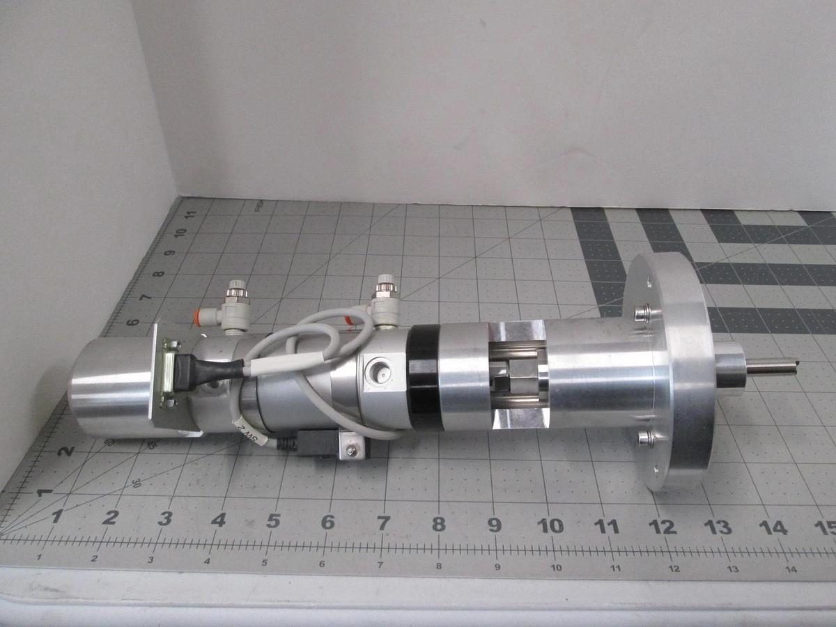 Used SMC, US30387, Pneumatic Cylinder, Mas Press 145 PSI, 1.00 MPA, Used