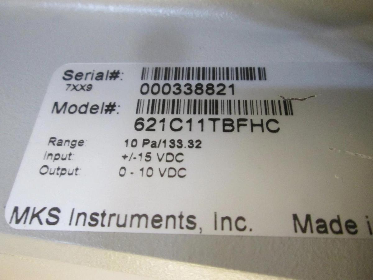 Used MKS Instruments, 621C11TBFHC, 10 Pa/133.32, Signal Conditioner w/ Cables, Used