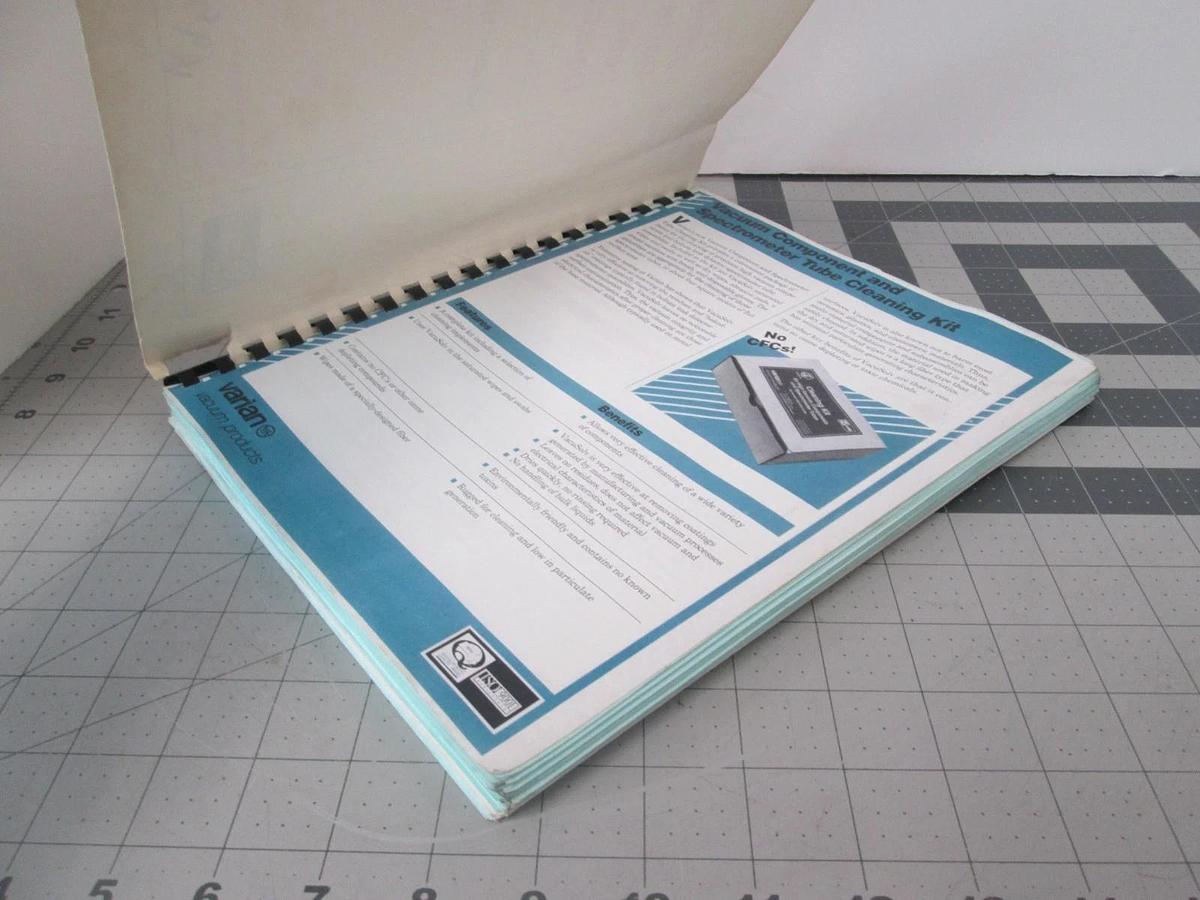 Used Varian, 938-41, Porta-Test Leak Detector, Instruction Manual, 6999-09-510, Used