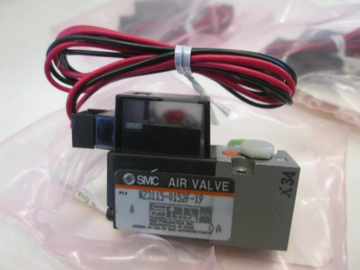 SMC, Pneumatic Air Valve, NZ3115-0152F-X9, New, Lot of 3