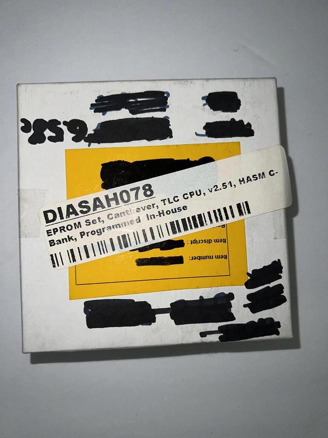 DIASAH078 EPROM Set, Cantilever, TLC CPU, v2.51, HASM C-Bank, Programmed InHouse