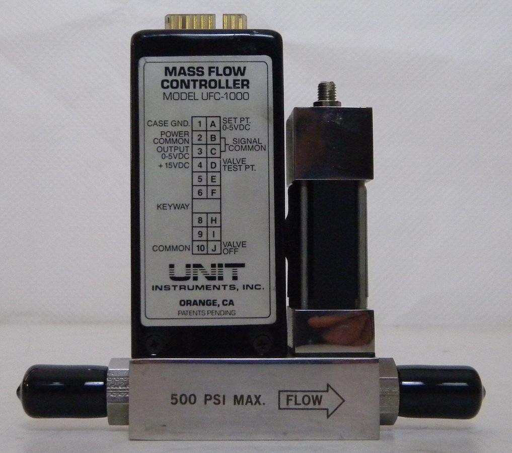 Used Unit UFC-1000 Mass Flow Controller, Gas- SiH4, Range- 500sccm, Used