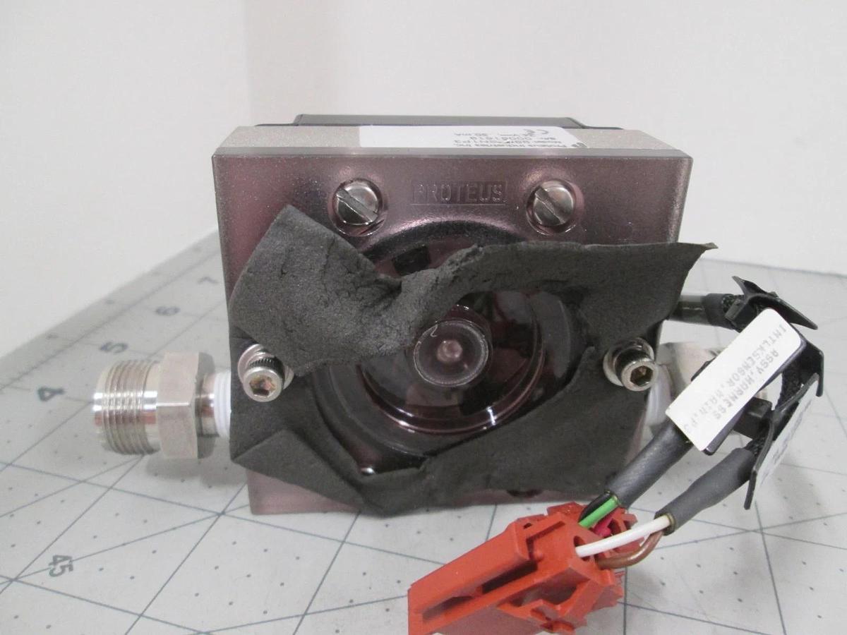 Used Proteus Industries, 9804SN1P3, Fluid Flow Switch, 24V, 30mA, Used