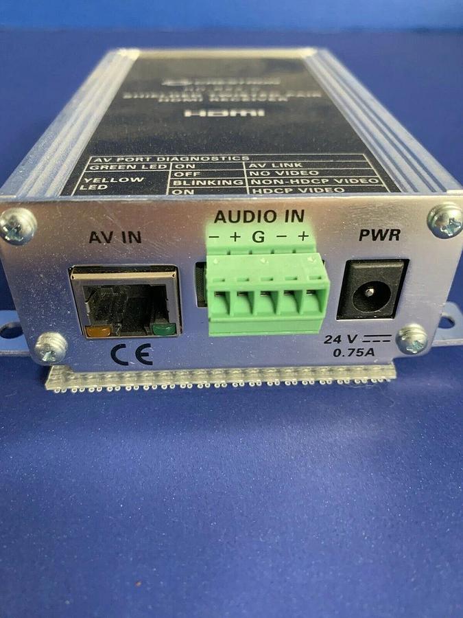 Used Crestron HD-RX2-C Shielded Twisted Pair HDMI Receiver, Used