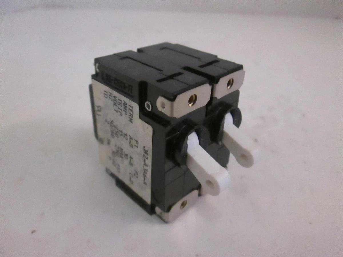 Used Heinemann JA2-A3A6-A, 2 Pole Circuit Breaker Switch- Used