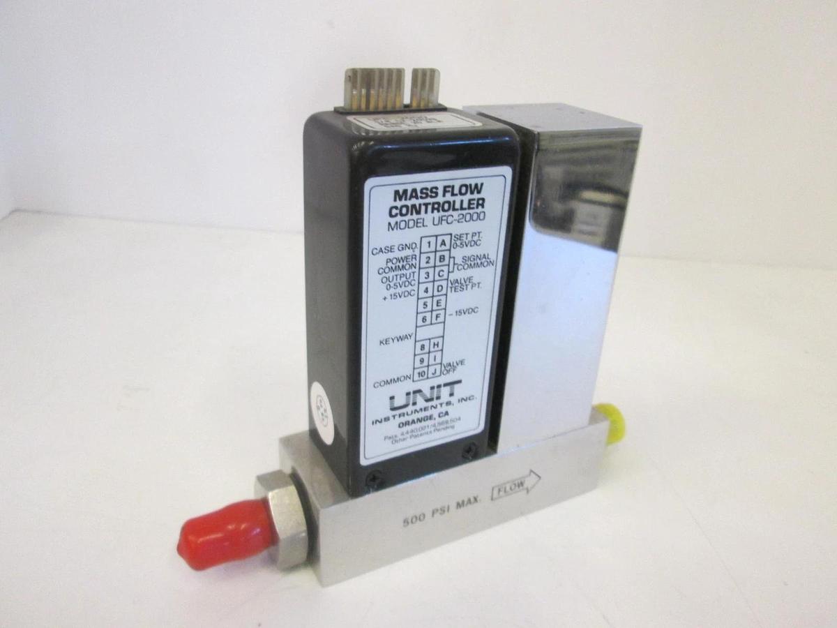 Used Unit Instruments, UFC-2000, Mass Flow Controller, 20 SLM, H2, Used
