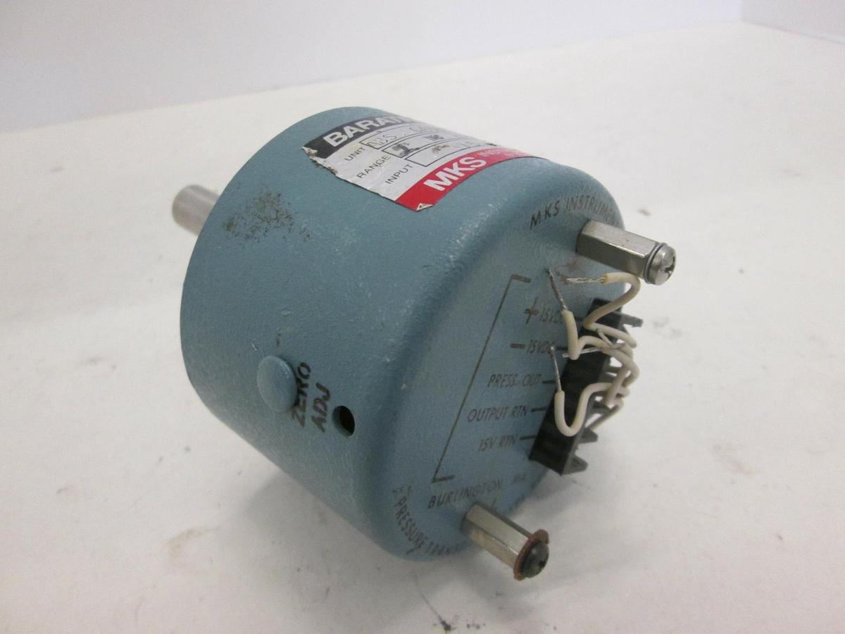 Used MKS, Baratron 10 Torr Pressure Transducer, 222BHS-A-A-10SP35-81, Used