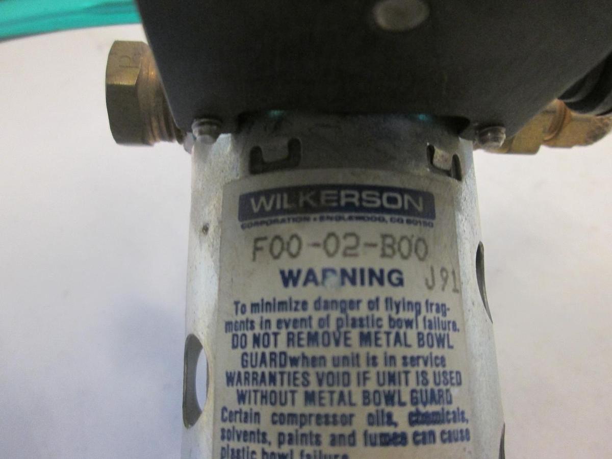 Used Wilkerson, Filter Regulator w/ Bracket, F00-02-B00, Used, Lot of 2