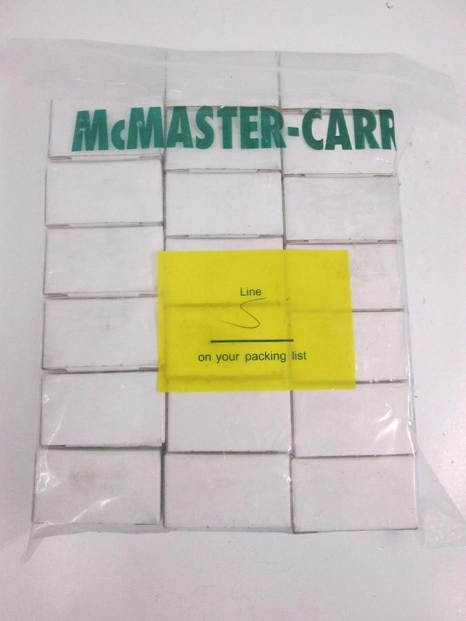 1/2-20 fine thread hex nuts McMaster 316SS, 1/2-20 NF, Lot of 100
