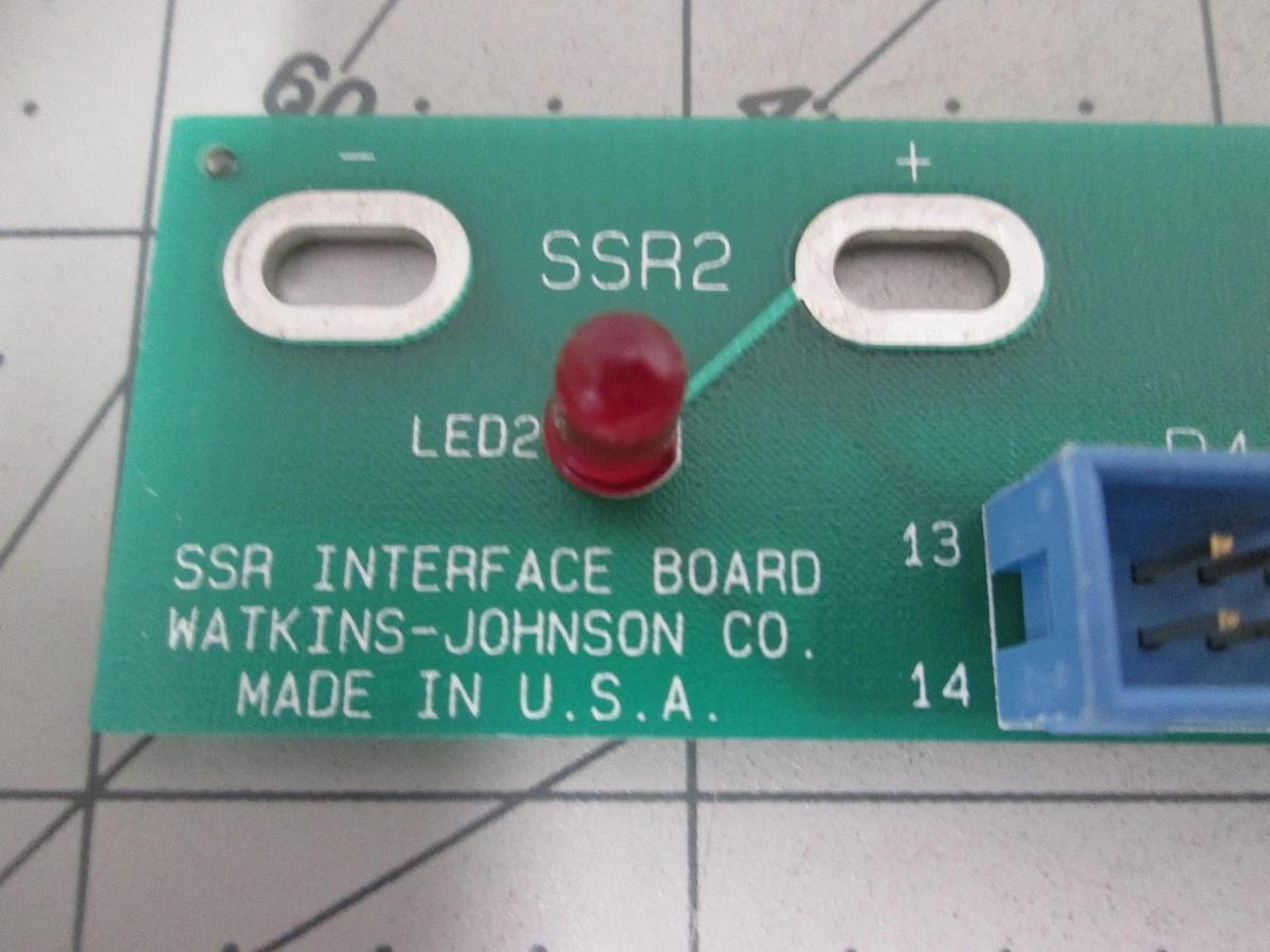 Watkins Johnson, 979837-001, SSR Interface PCB Assy, New