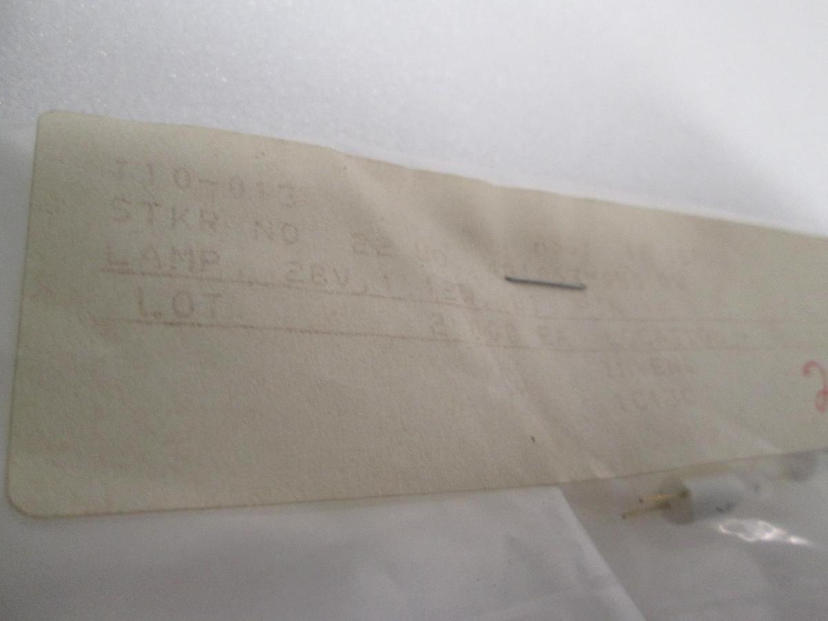 Lamp, 28V, 1.2W, BI, Pin, 110-013, New, Lot of 7