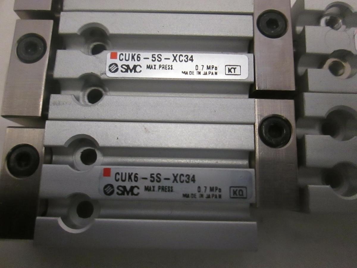 Used SMC, Slide Table, CUK6-5S-XC34, Used, Lot of 5