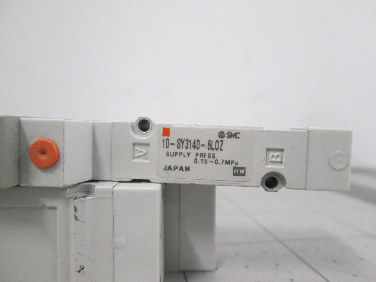 Used SMC, 10-SY3140-3LOZ, SY3000 12VDC 5-Port, Solenoid Valve, Used Lot of 3
