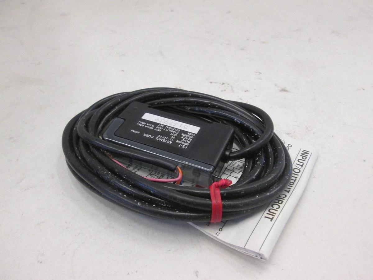 Keyence, Fiberoptic Sensor, FS-T22D w/ Instructions, New