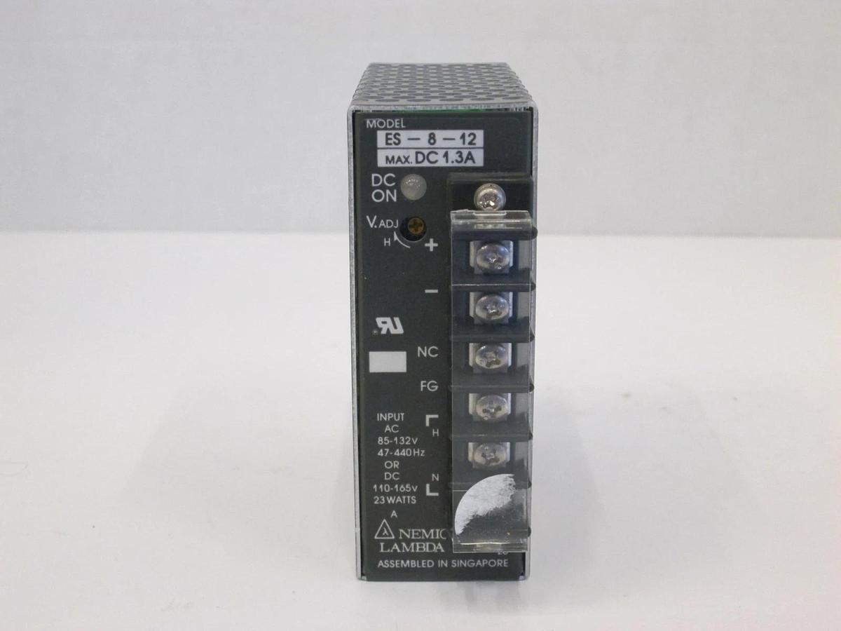 Used Nemic Lambda ES-8-12 Power Supply, DC 1.3A, Used