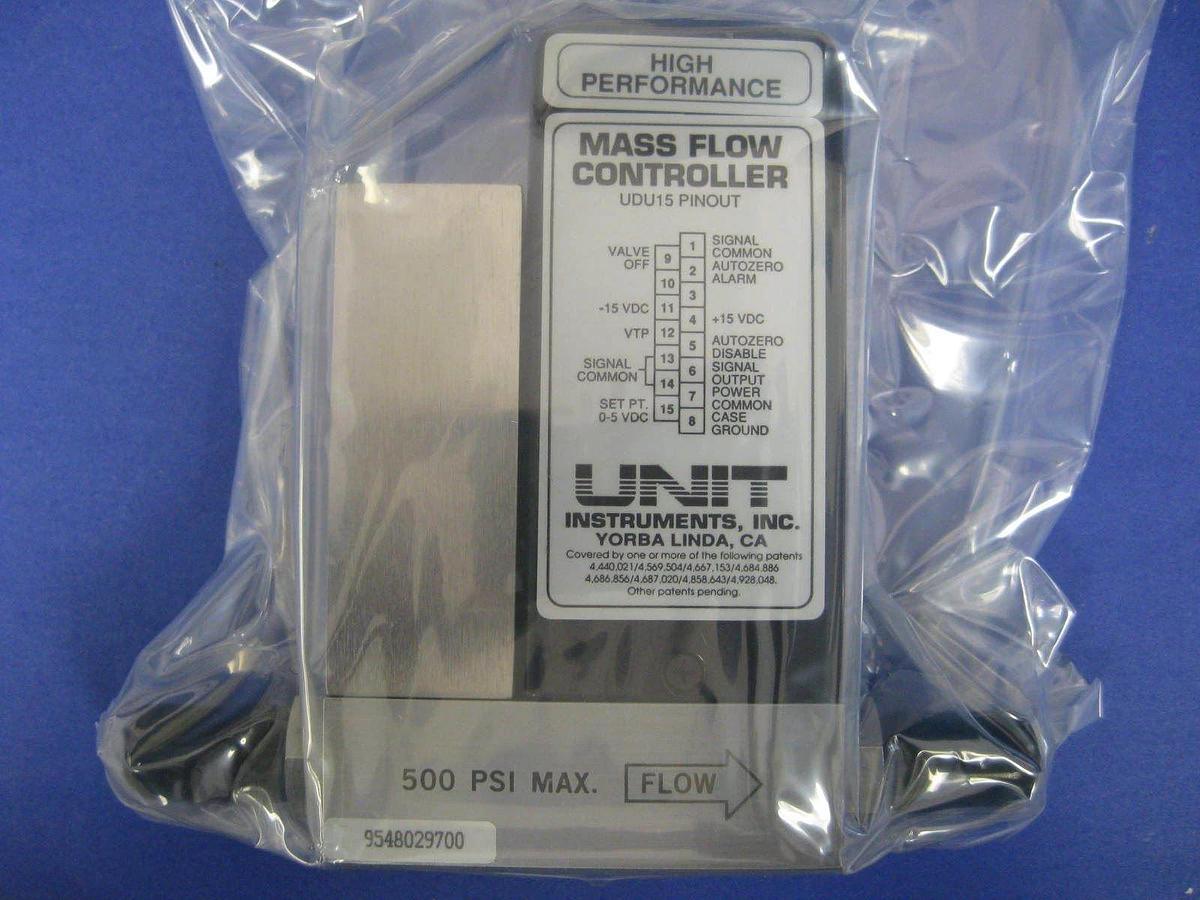 Used Unit UFC-1410N Mass Flow Controller, He, 20 SLM,15 Pin D-Connector