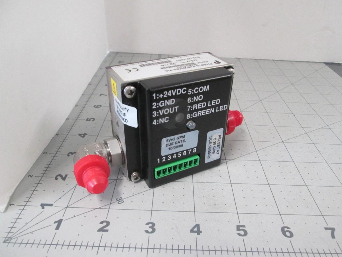 Proteus, Model 9806SA2P1, Fluid Flow Switch, 24V, 30mA, New