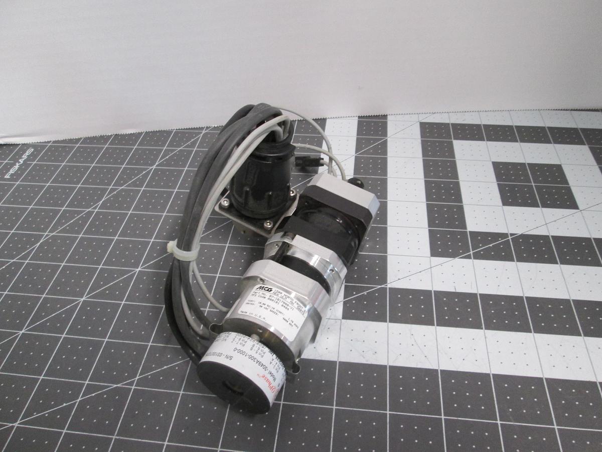 Used MCG B7-IB17000-V1 90VDC Servo Motor 9000RPM w/ Dynapar OPhase 1000 CPR Encoder