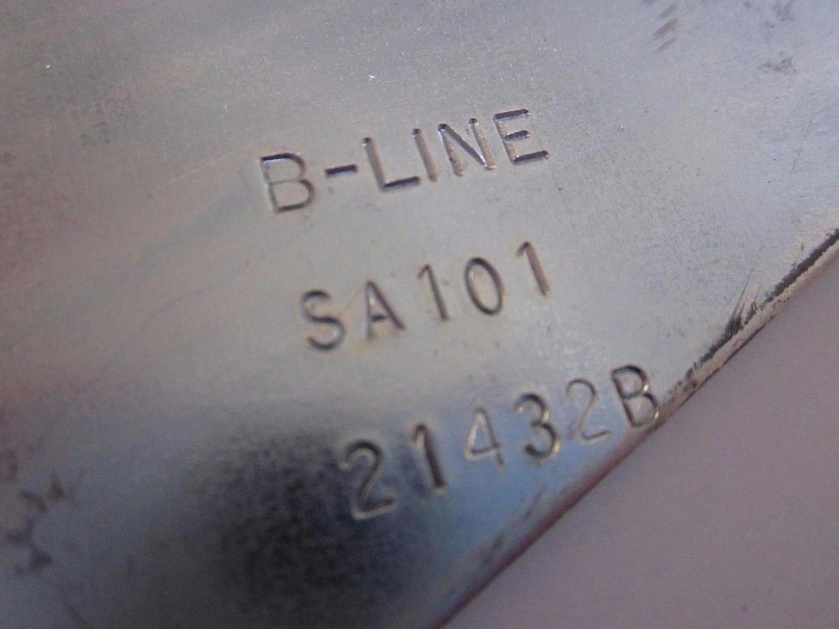 Cooper B-Line SA101 Slotted Angle Connection Plate, Silver, LOT of 5