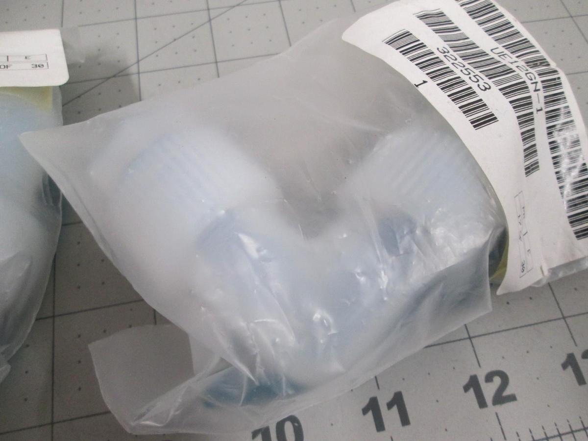 Entegris, UEGN-1, Union Elbow Quickgrip, PFA, 3/4" OD Tube, New, Lot of 3