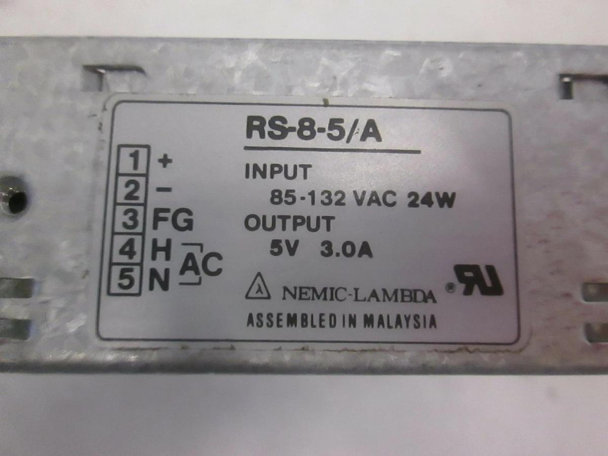 Used Nemic Lambda, RS-8-5/A, Power Supply, Used