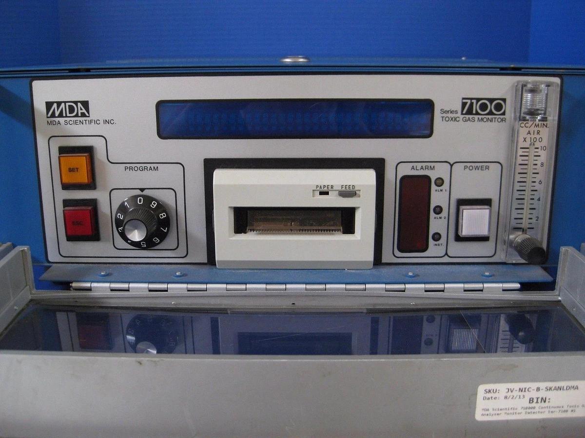 Used MDA Scientific 7100 Toxic Gas Monitor, Used
