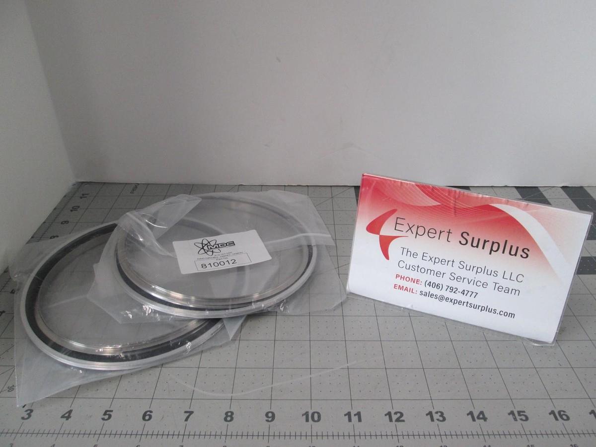 MDC, Aluminum Centering Ring, 810012, ISO 160, Viton, New, Lot of 2