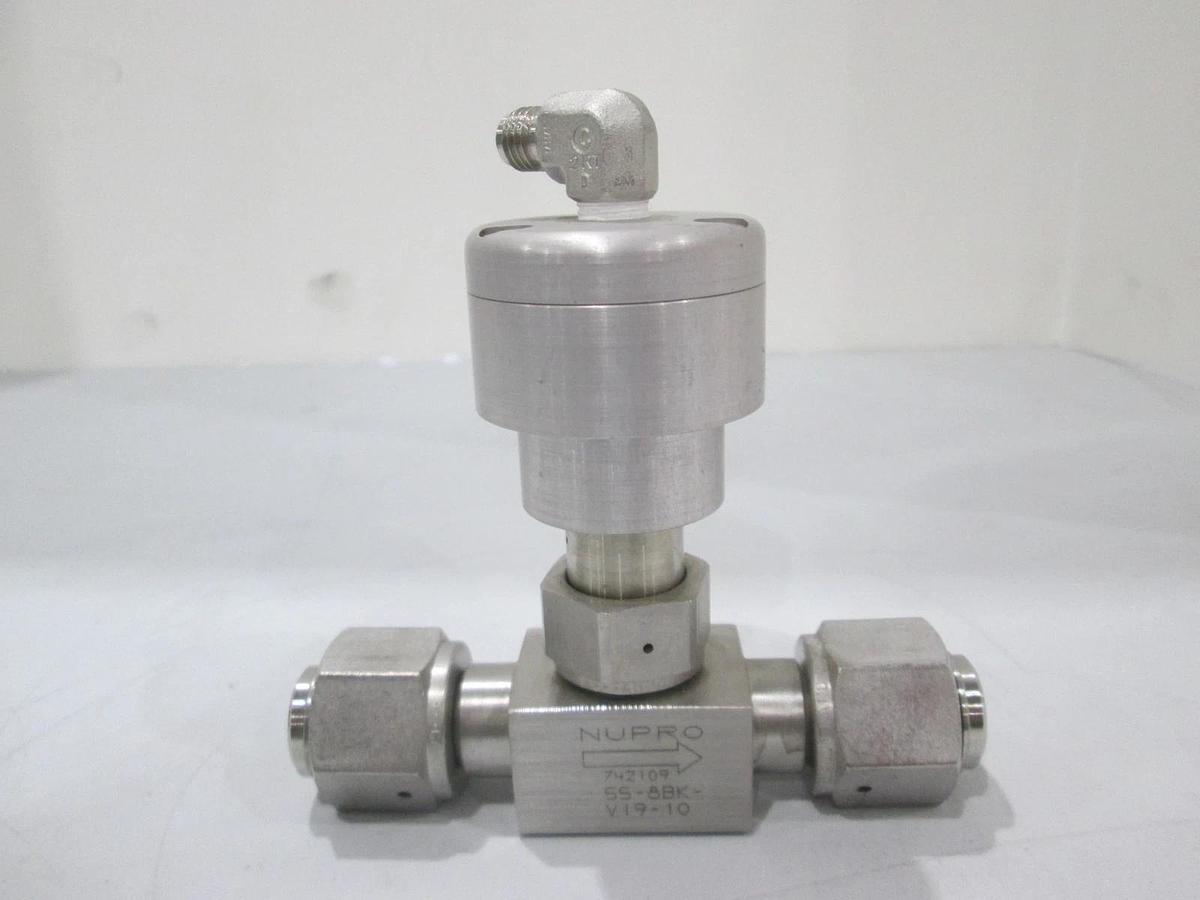 Used Nupro, SS-8BK-V19-1O, NO Valve, Used