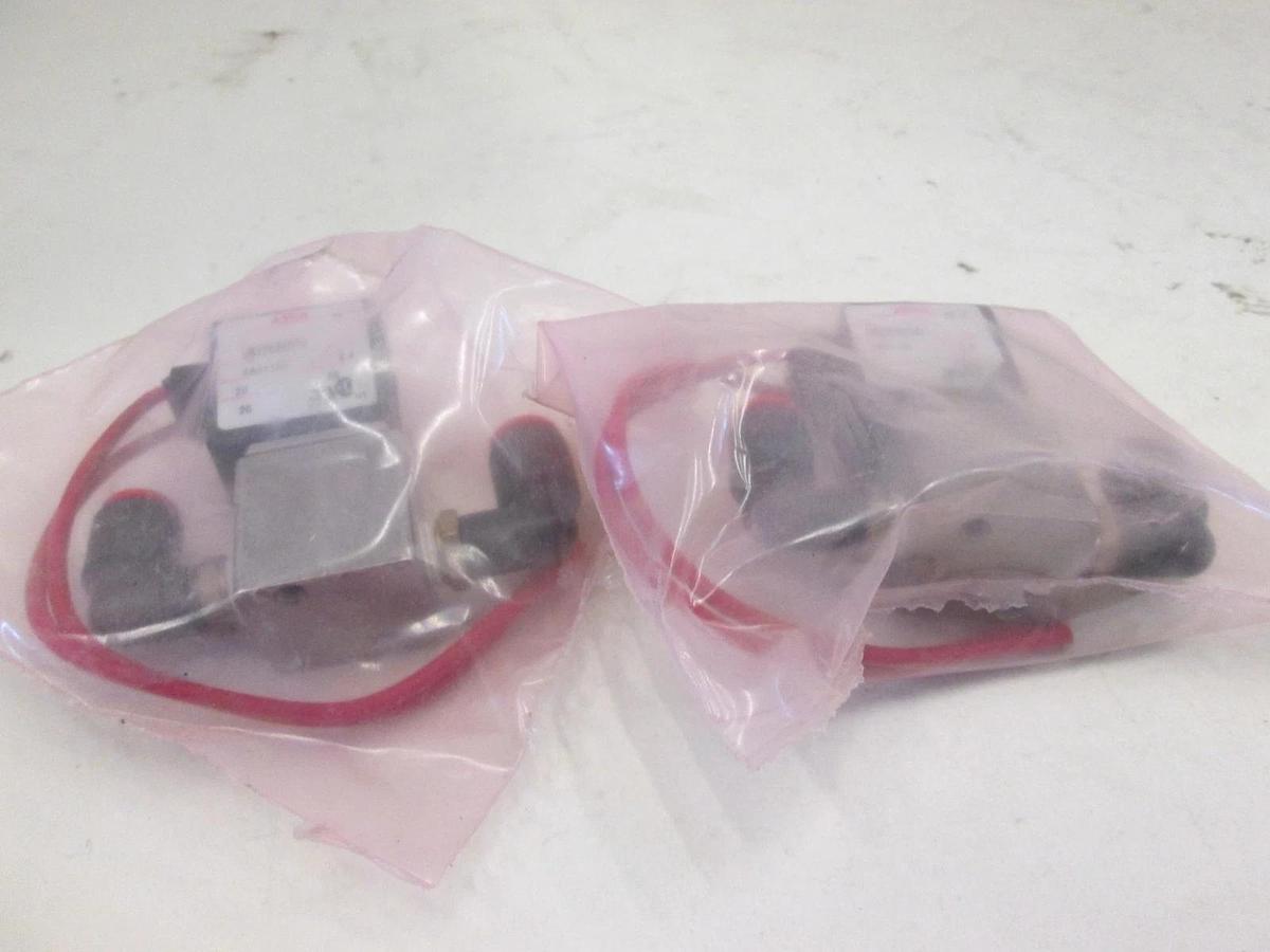 Asco, U8225B008V, Solenoid Valve, 6.9W, 20 PSI Air/Water, New, Lot of 2