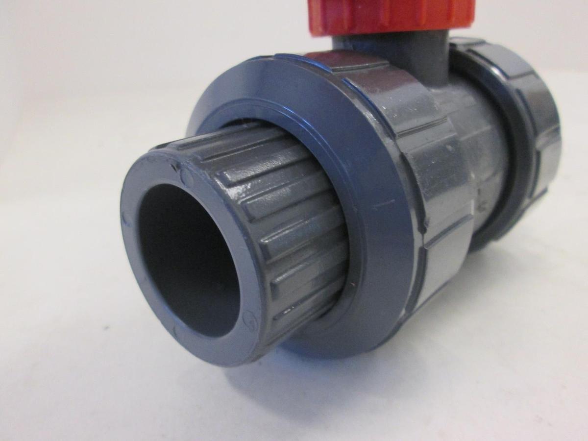 Used Chemtrol, NSF-PW, SE, PVC 1, 2 Way Ball Valve, Used