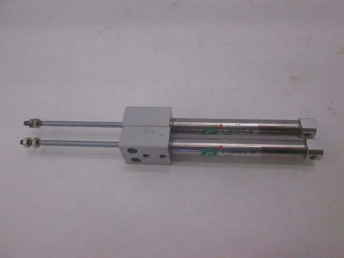 Used SMC, 10-CDJ2RA10-60, Single Act Cylinder, Used, Lot of 2