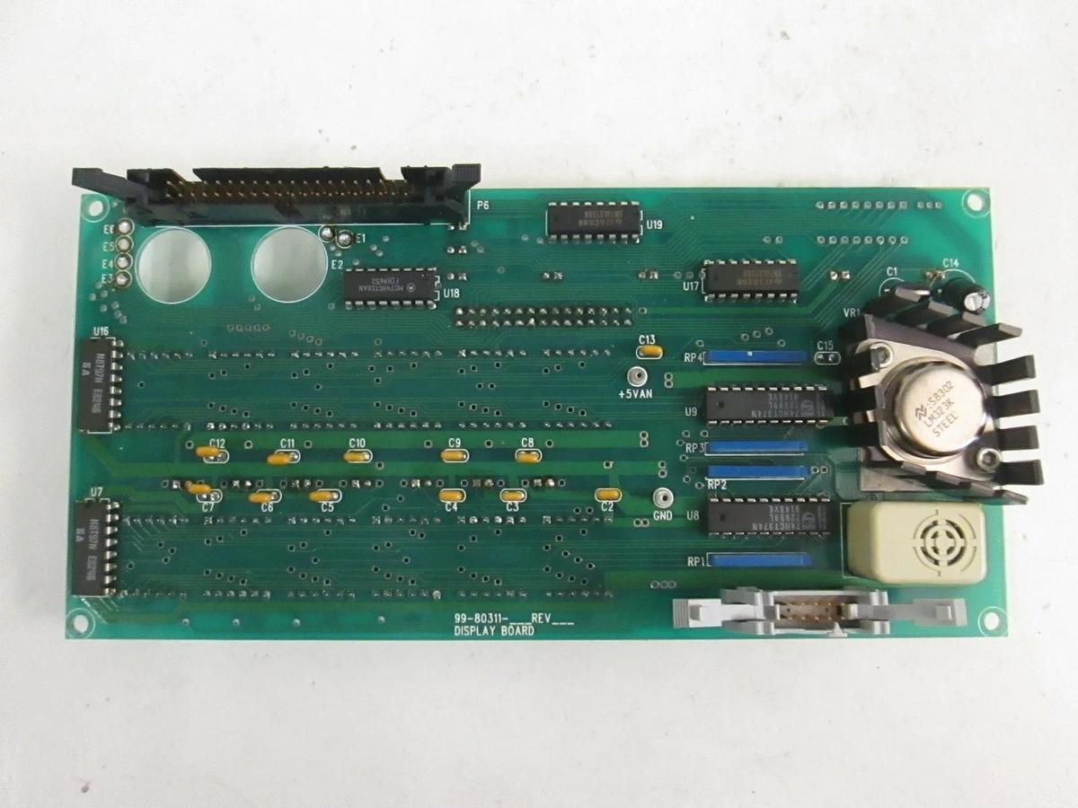 Used SVG Rite Track 99-80311 Display Board, PCB, Working When Removed
