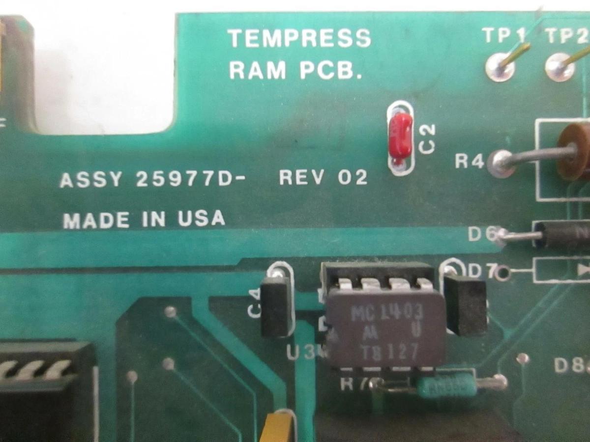 Used Tempress Ram PCB, 25977D, Working When Removed, Used