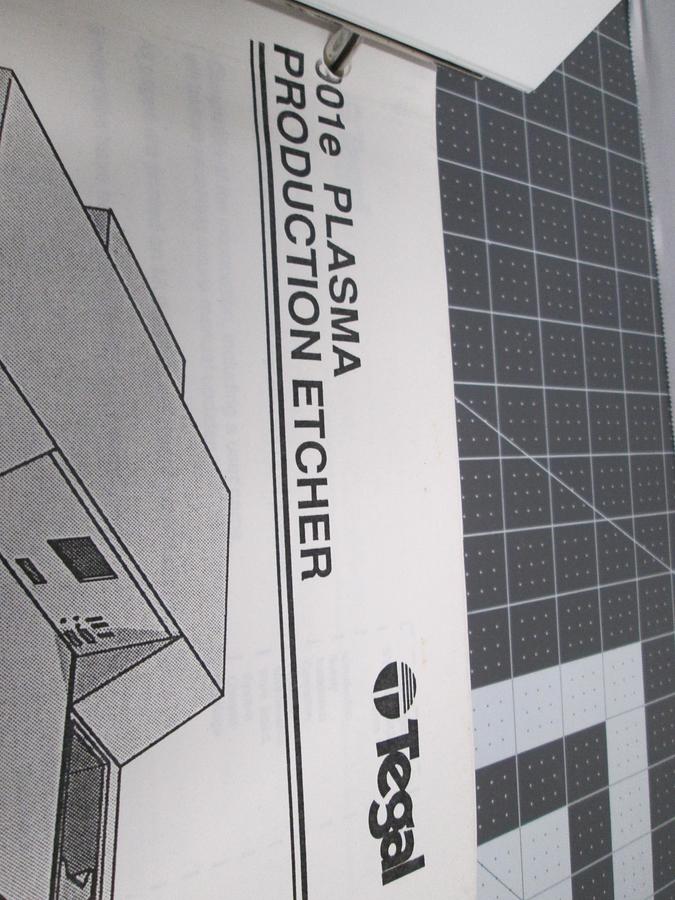 Used TEGAL, 901e Plasma Production Etcher Manual, 88-091-400 REV.A