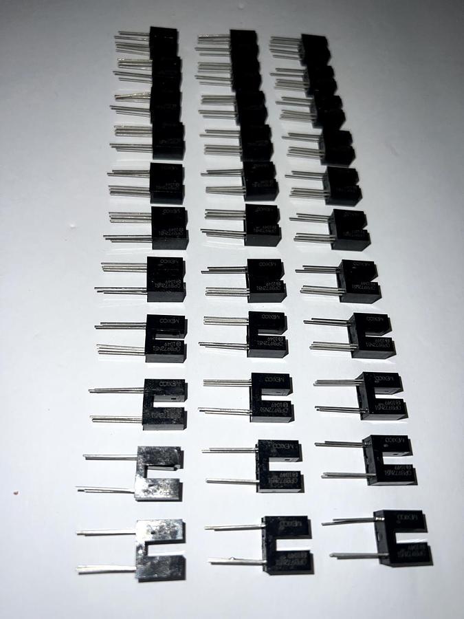 Used OPTEK TECHNOLOGY OPB972N51 450077161, Used, Lot of 33