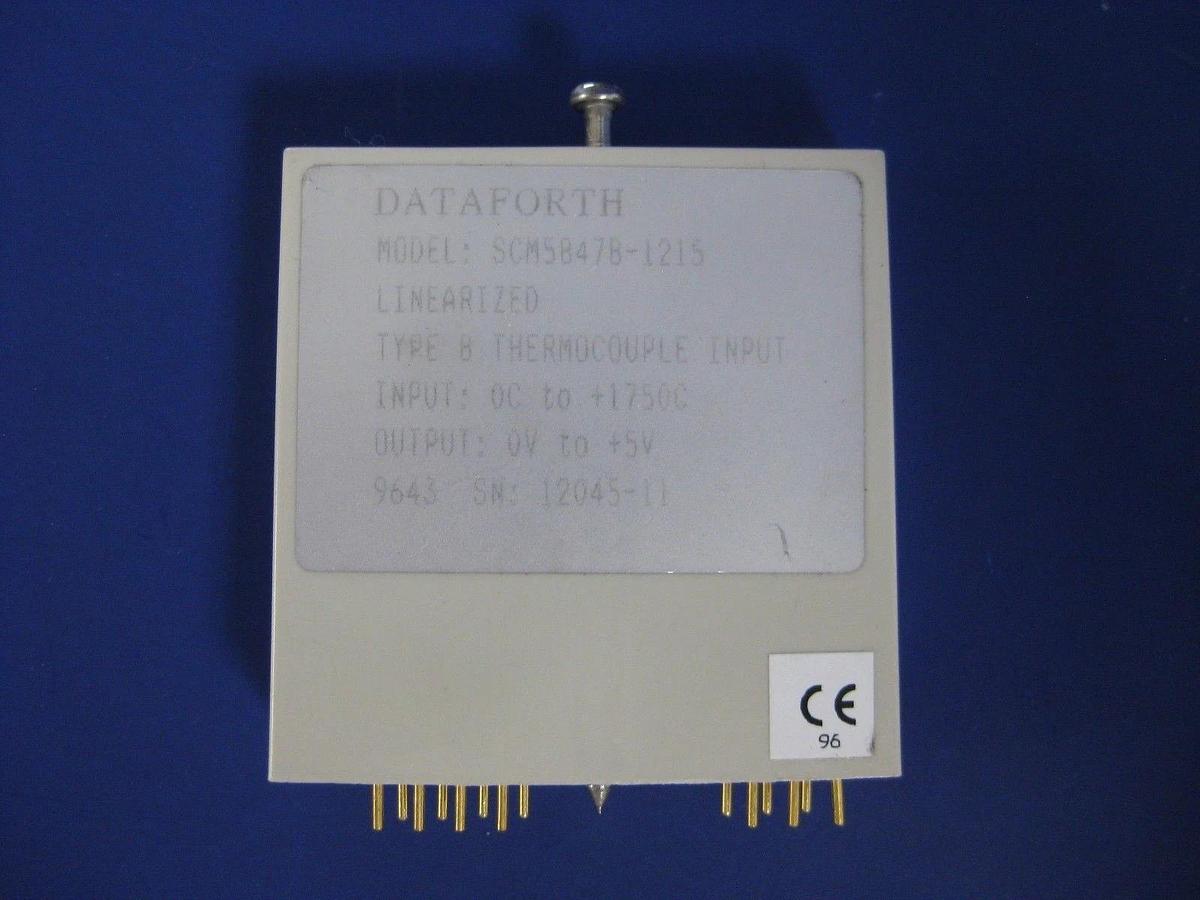 Used DATAFORTH SCM5B47 TYPE B Linearized Thermocouple Input Module , Used