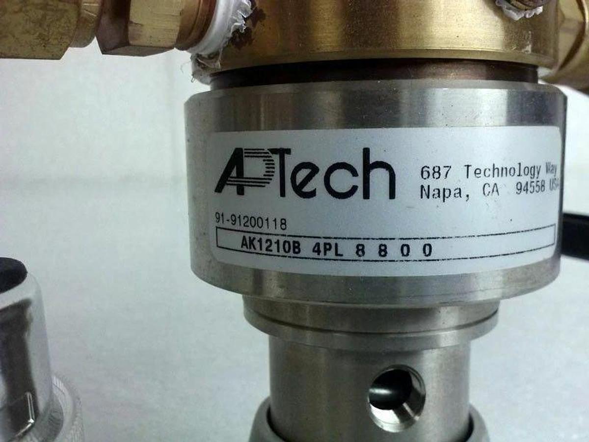 Used APTech Regulator,Parker Valve,Wika Gauge,T.E.M. Gas Filter, Gas Stick Assy, cda