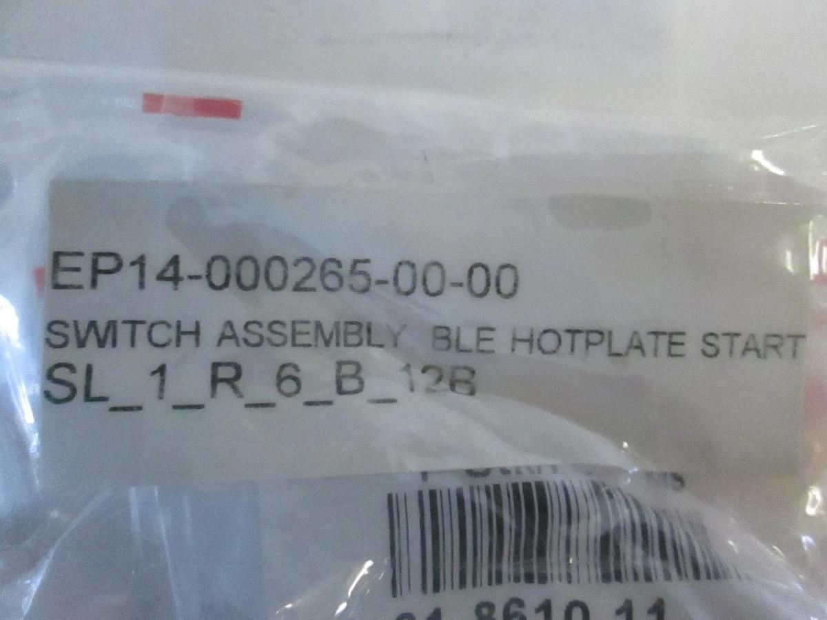 Switch Assy, BLE Hotplate Start, EP14-000265-00-00, New, Lot of 3