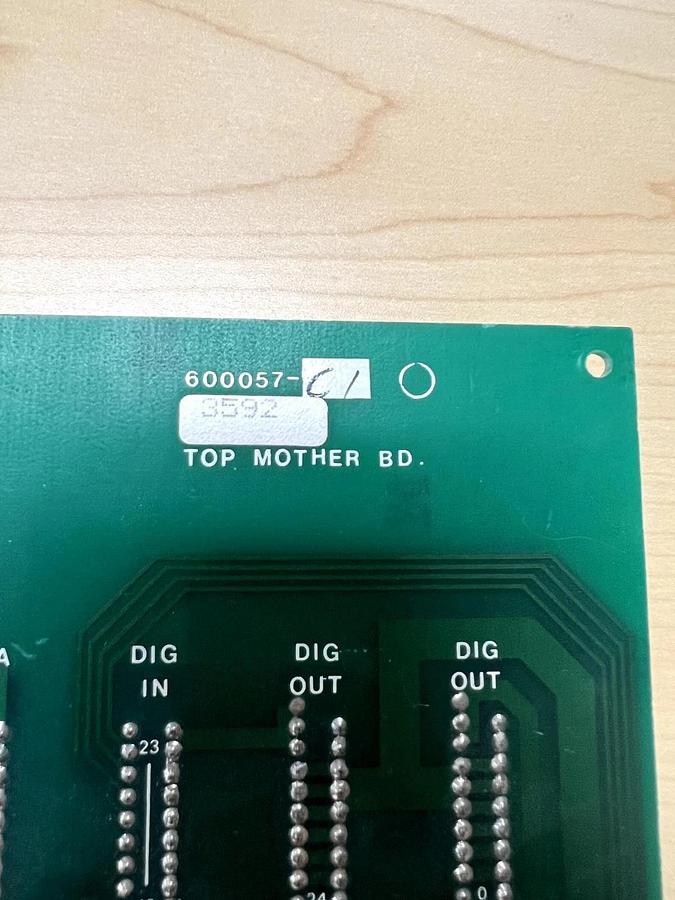 Used SVG VTR, 600057-01 TOP MOTHERBOARD ASSY FOR VTR7000 VERTICAL FURNACE, Used