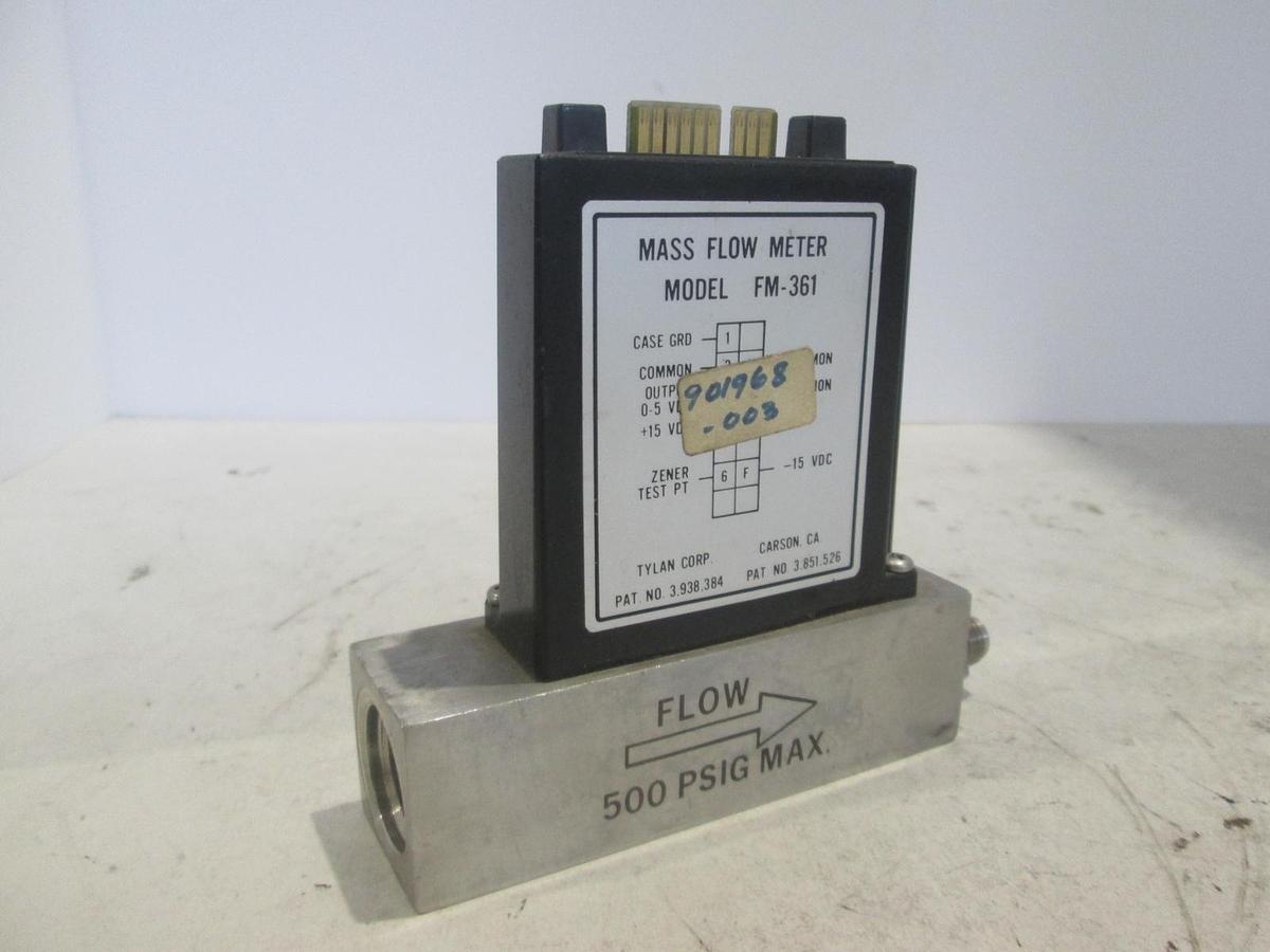 Used Tylan, FC-361, Mass Flow Controller, 20 SLPM, N2, 1/2" and 1/4", Used