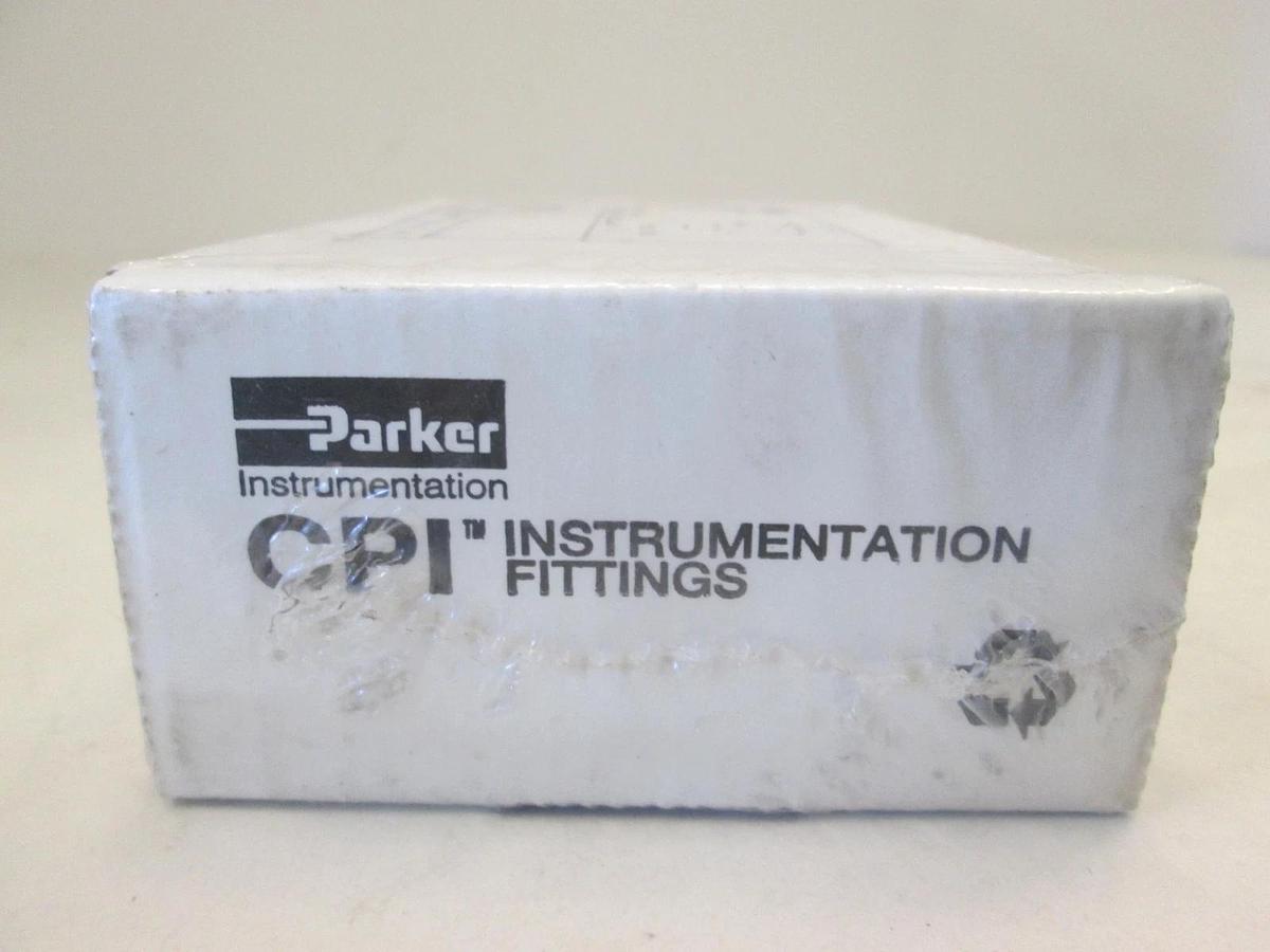 Parker, 8 FX-SS, Female Cross Fitting Box of 2, New, Original Packaging