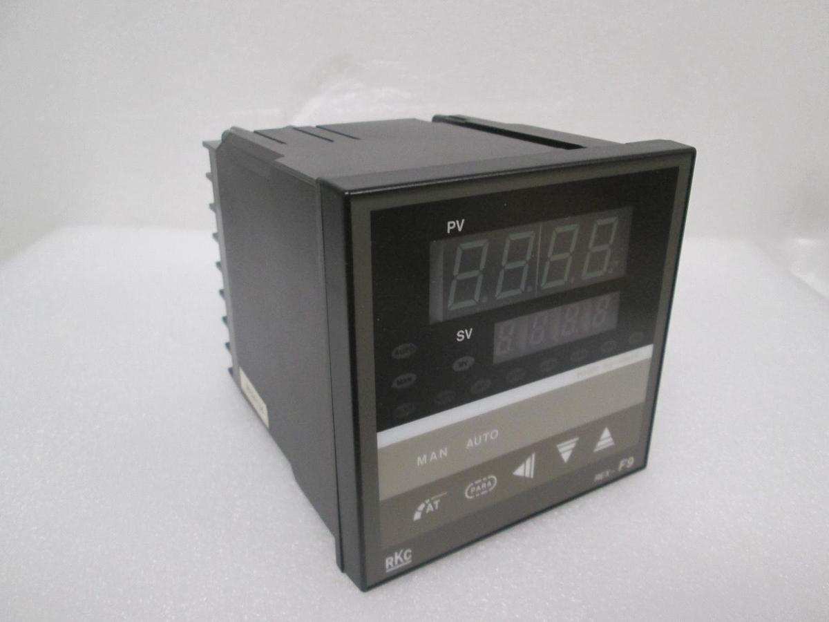 Used RKC Instruments Inc., REX-F9FDR, Temperature Controller, Range 0-100 C, New