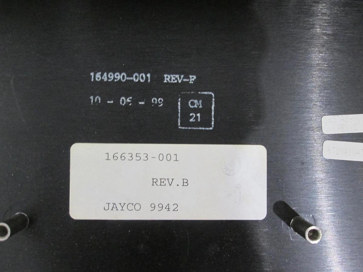 Used SVG Expertech, 166353-001, Front Panel, Cassette Status for VTR7000, Used